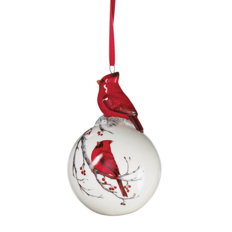 Cardinal Ball Ornament